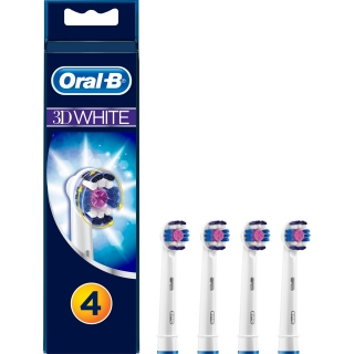 Eb18-4 3d White 4'lü Diş Fırçası Yedek Başlığı